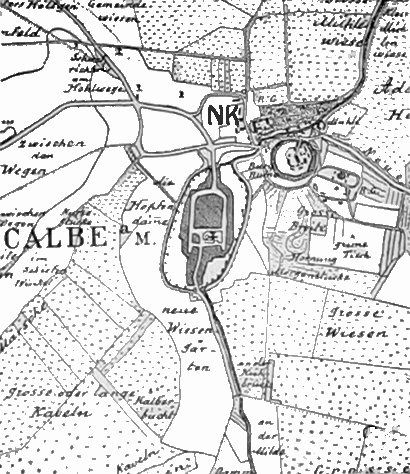 Karte von Calbe a.d.M.
